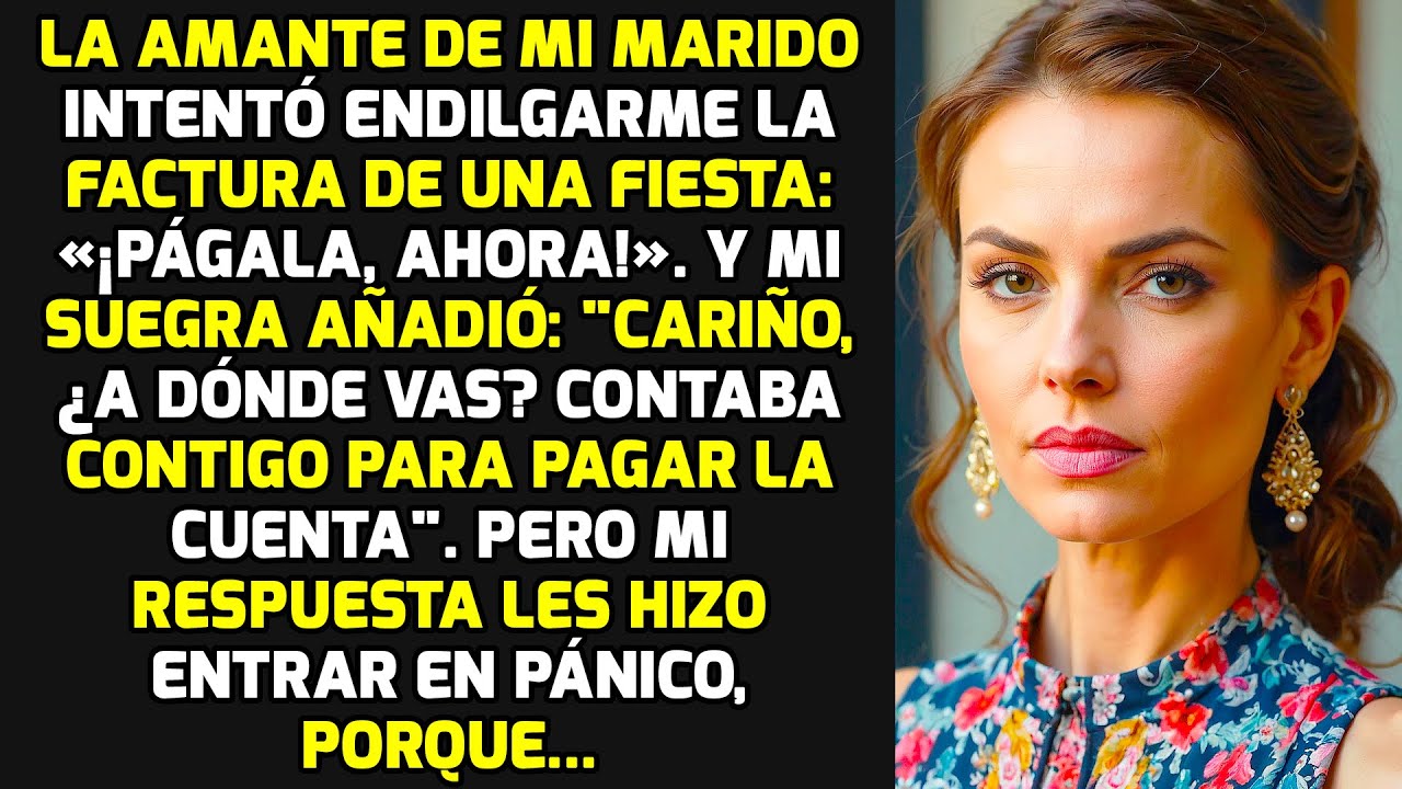 La Amante De Mi Marido Intentó Endilgarme La Factura De Una Fiesta: «¡Págala, Ahora!» HISTORIAS VIDA