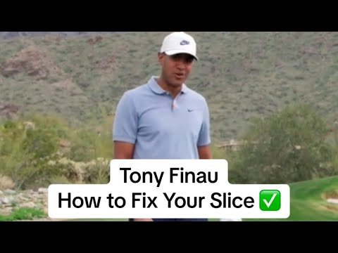 How To Fix Your Slice with Tony Finau