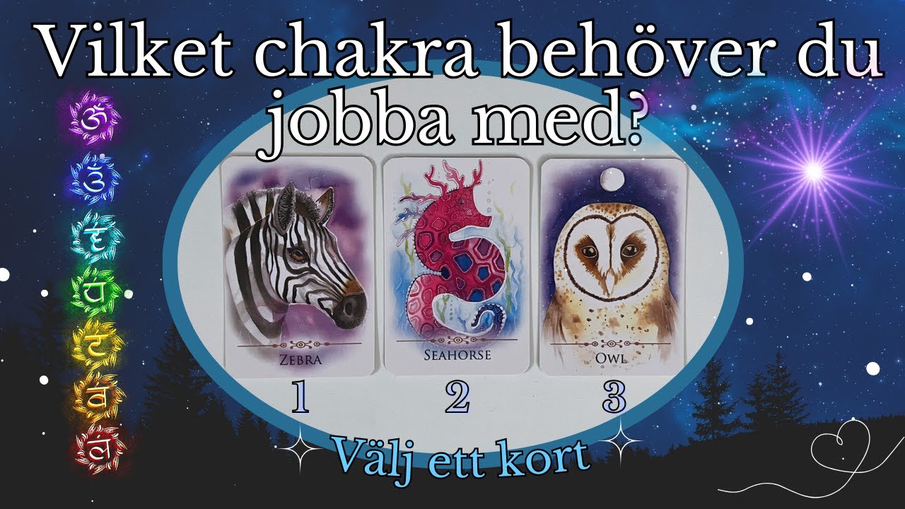 VILKET CHAKRA BEHÖVER DU JOBBA MED? 🧚🏻‍♂️💚🧩 Tarot ✨ Pick a Card ✨