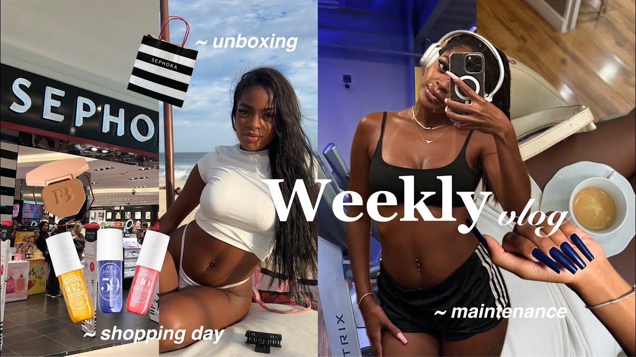 WEEKLY VLOG | morando sozinha aos 22, self-care, shopping day, cleaning, gym &  mais!