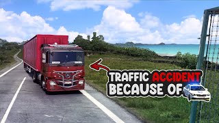 NOOBS on the road #29 - Accident because of Admin | Funny moments - ETS2 Multiplayer