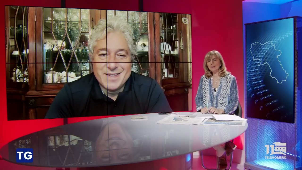 TELEVOMERO NOTIZIE in collegamento Antonio Giordano scienziato e Presidente della Sbarro