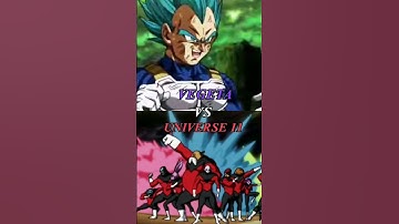 Vegeta Vs Universe 11! #dragonball #dragonballsuper #goku #dbz #vegeta