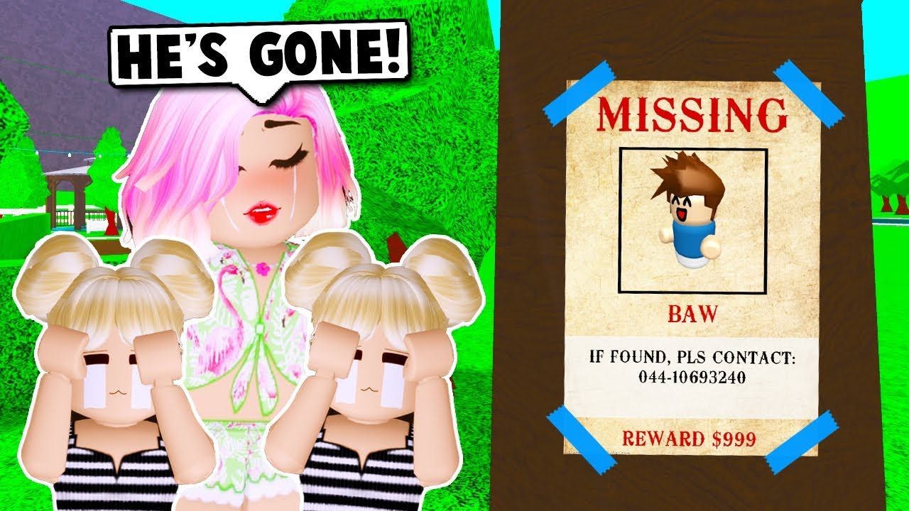 roblox download MY BABY RAN AWAY FROM HOME ON BLOXBURG! (Roblox)