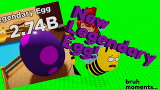 Will I get a Enchanted Bee? (bruh moments.. lol) | Hatching Legendary Eggs in Beeface: Be a Bee