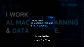 I do AI and DATA SCIENCE project for you | Hire me for python ................etc @UMIXUNIVERSE