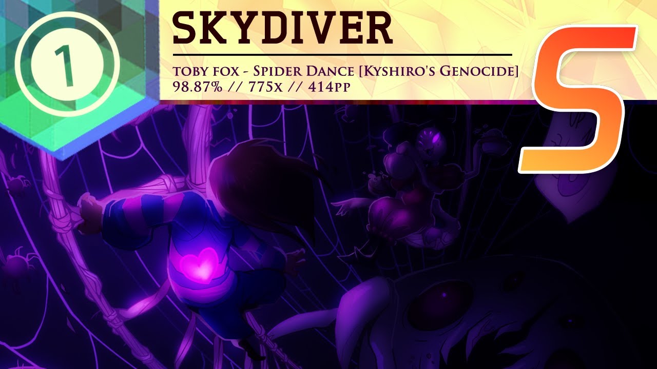 osu! | Skydiver | toby fox - Spider Dance [Kyshiro's Genocide]