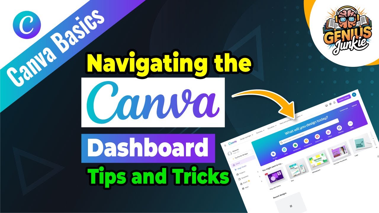 Canva Dashboard Beginner's Guide: Navigate Like a Pro!