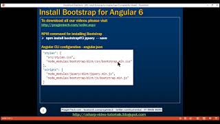 Install Bootstrap for Angular 6