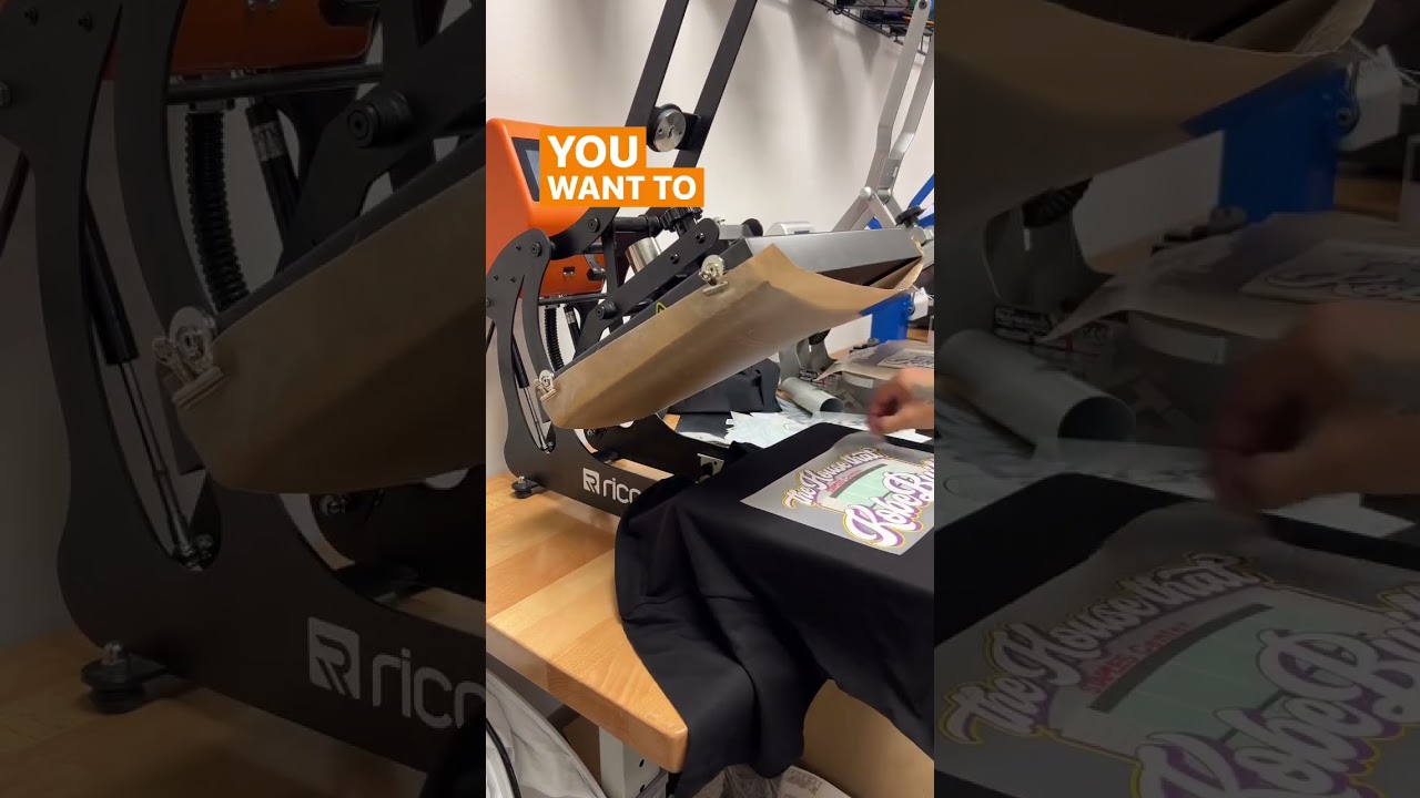 How To Line Up Your Heat Transfers In 1 Easy Step! (feat 