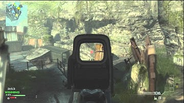 MW3: 36-2 Face Off 2v2 Assault MOAB w/ MK14 on Aground (My First Assault MOAB)