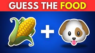 Guess the FOOD by Emoji 🍔🍟 | Emoji Quiz