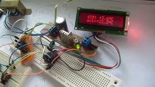 ATtiny85 dual thermometer with LM335