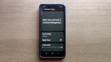 How To Set Small Font In Samsung A20S | A Series