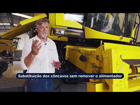 How to change the combine harvester concave faster | New Holland TC and TX