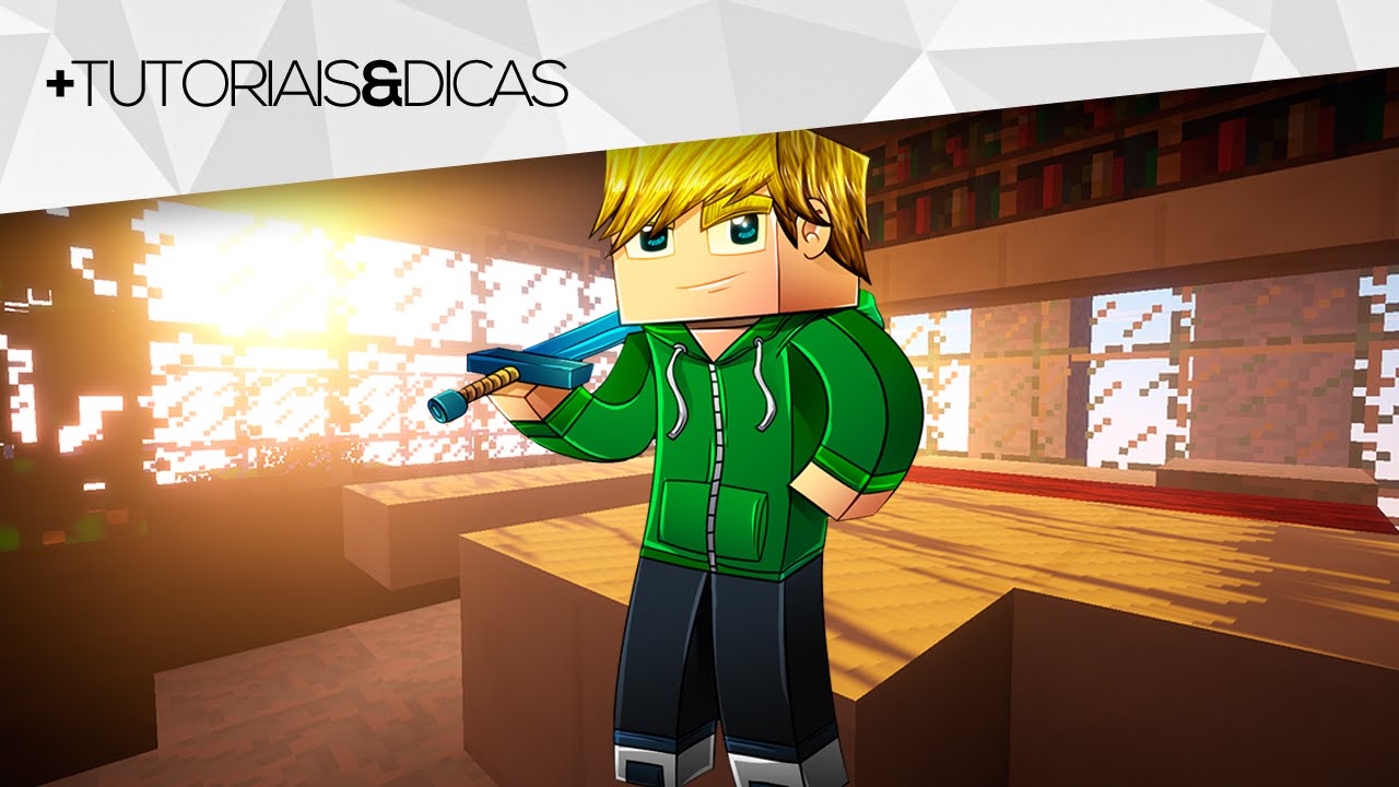 Como fazer uma SKIN CARTOON de MINECRAFT pelo CELULAR - Tutorial 