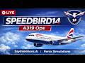 LHR➝ARN➝LHR | BA A319  | SayIntentions ATC | TWITCH LIVESTREAM