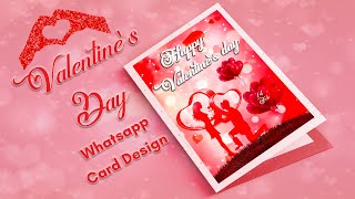 How to Design Valentine's Day Card in Photoshop | Valentine's Whatsapp Status | Photoshop Tutorial screenshot 1