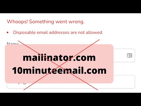 Laravel Disposable Email: Allow Only 