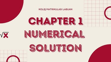 (1/2) Chapter 1 Numerical Methods | 1.2 Newton-Raphson Method