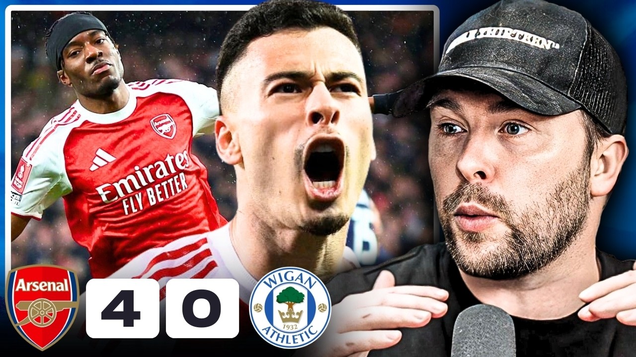 Arsenal's SQAUD is DEADLY! Arsenal 4-0 Wigan Highlights