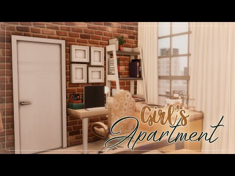 видео: Квартира девушки 👠| Симс 4: Строительство | Girl`s Apartment | The Sims 4: Speed Build