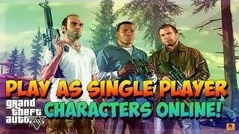 GTA 5 - "SP TO MP GLITCH" Play as Single Player Characters Online! "SP TO MP" "GTA 5" Patch 1.12