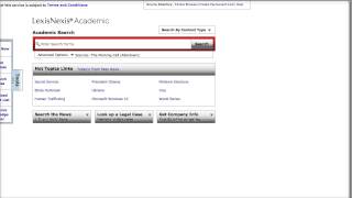 Access the Allentown Morning Call in LexisNexis screenshot 1