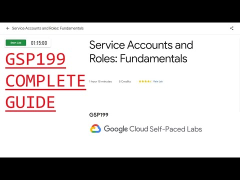 Service Accounts and Roles: Fundamentals [GSP199]