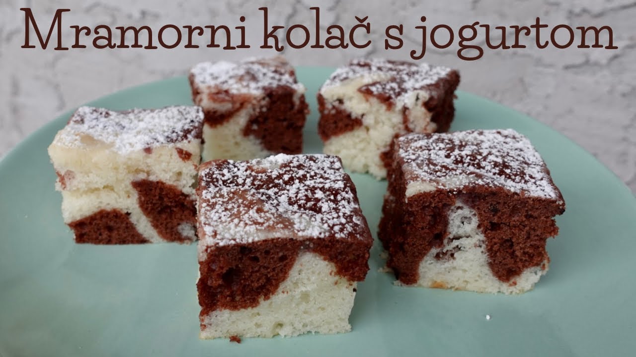KOLAČ MOG DJETINJSTVA, MRAMORNI KOLAČ S JOGURTOM