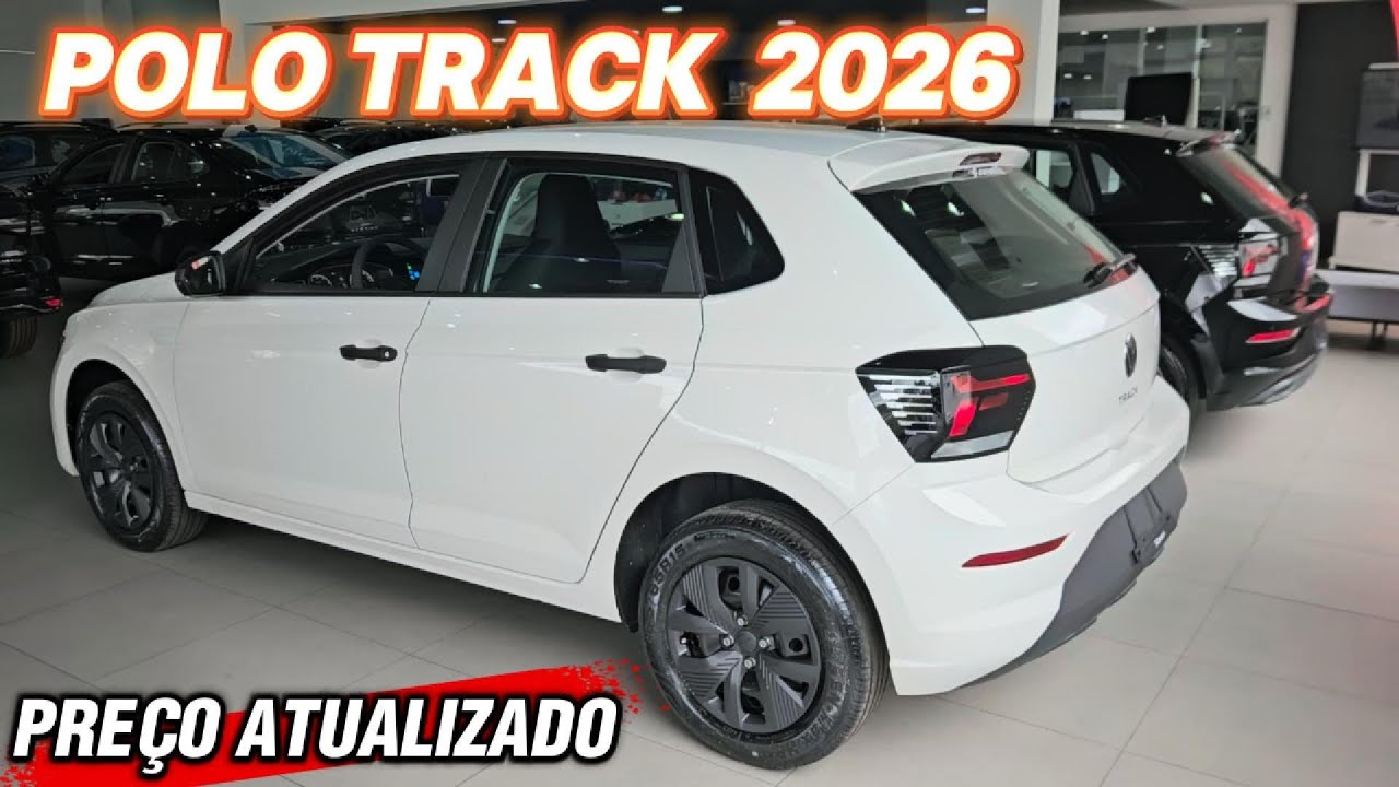 NOVO POLO TRACK 2026 QUANTO CUSTA? VERSÃO DE ENTRADA