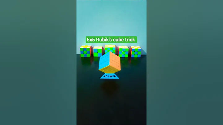 how to solve 5x5 Rubik's cube #shorts