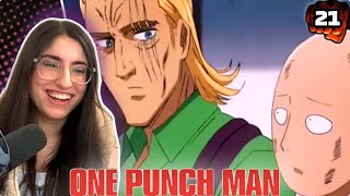 I LOVE TALK NO JUTSU!! ONE PUNCH MAN EP 21 REACTION | OPM S2 EP 9