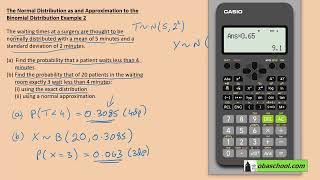 The Normal Distribution – 1.34 Approximating a Binomial Distribution - Example 4