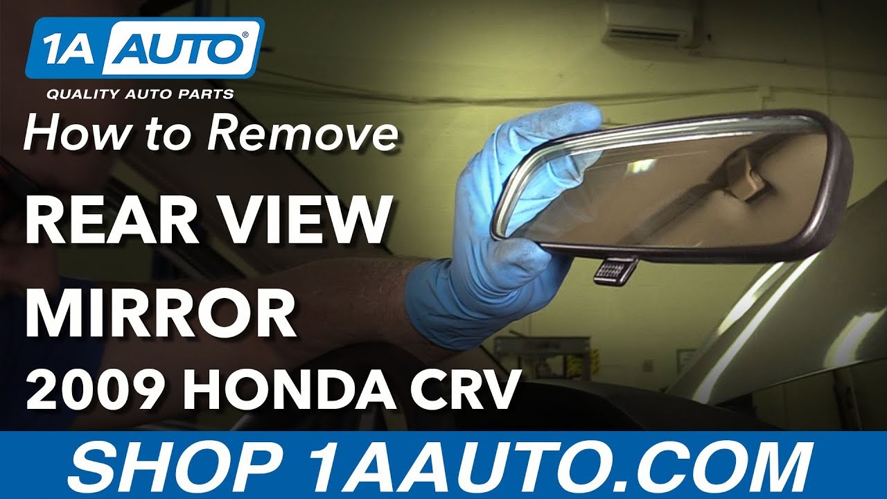 How to Replace Rear View Mirror 07-11 Honda CR-V - YouTube