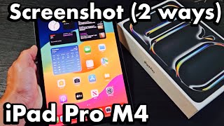 iPad Pro M4: How to Take Screenshot (2 ways)