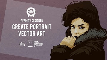 CREATE PORTRAIT VECTOR ART | AFFINITY DESIGNER