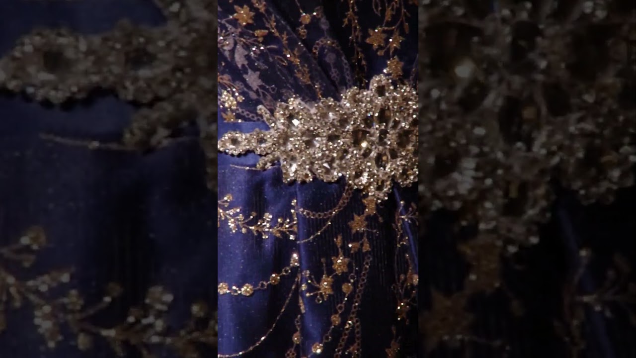 激レア☆colorway☆グッディ☆ゴールド☆ネイビー×白ストライプドレス 2022051415045563299_2.jpg