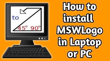 [How to install MSWLogo in Laptop or PC]|How to download MSWLogo in Laptop or PC