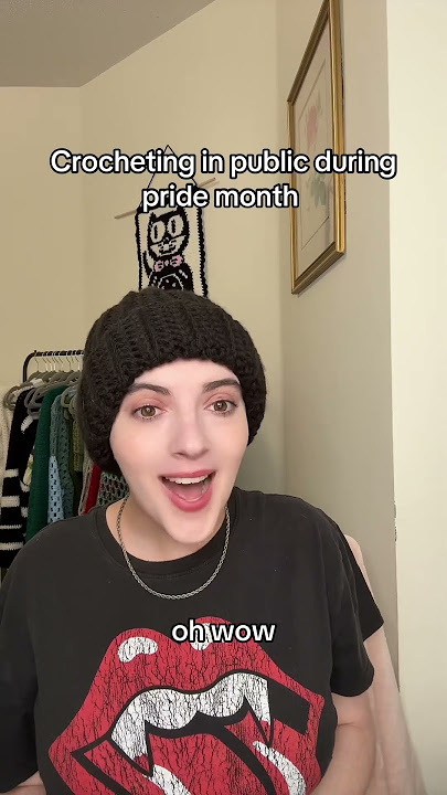 I live in the south btw #crochet #crochetersofyoutube #pride #pridemonth #wlw #lesbian