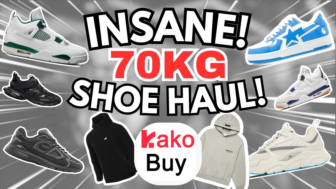 HIGH QUALITY 70KG SHOE HAUL👟(BUDGET SPREADSHEET & COUPONS😳⬇️)