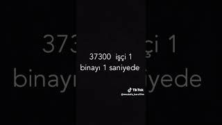 Bir Işçi Bir Binayı 37300 Saniyede Yapıyorsa