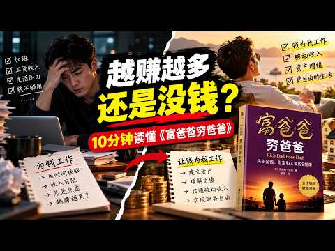 越赚越多，却还是没钱？《富爸爸穷爸爸》10分钟讲透