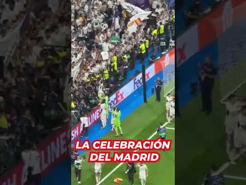 ASÍ celebraron los jugadores DEL REAL MADRID en el BERNABÉU: comunión total con la afición