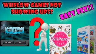 Wiiflow Games Not loading Issue SOLVED! (wiiflow games don't show up)