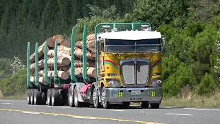 Trucking up Tar Hill, New Zealand