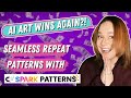 Use ai art to create seamless repeat patterns to sell cf spark patterns