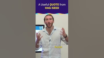 A Useful Quote from Hag Seed