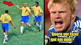 Oliver Kahn Provocou Ronaldo, Ronaldinho e Rivaldo e Pagou Caro por isso!