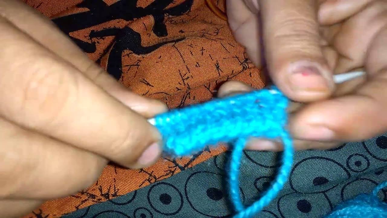 DOUBLE NEEDLE BORDER KNITTING IN HINDI YouTube